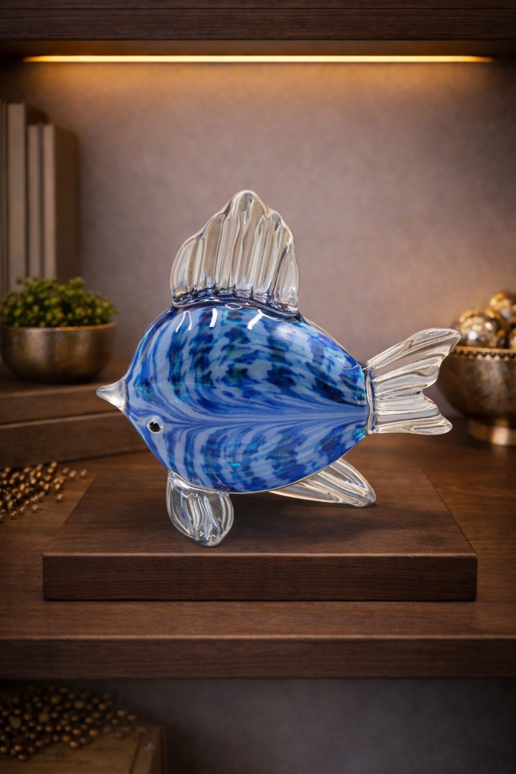 Crystal Fish | Showpiece | Home Decor | Blue