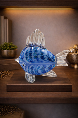 Crystal Fish | Showpiece | Home Decor | Blue