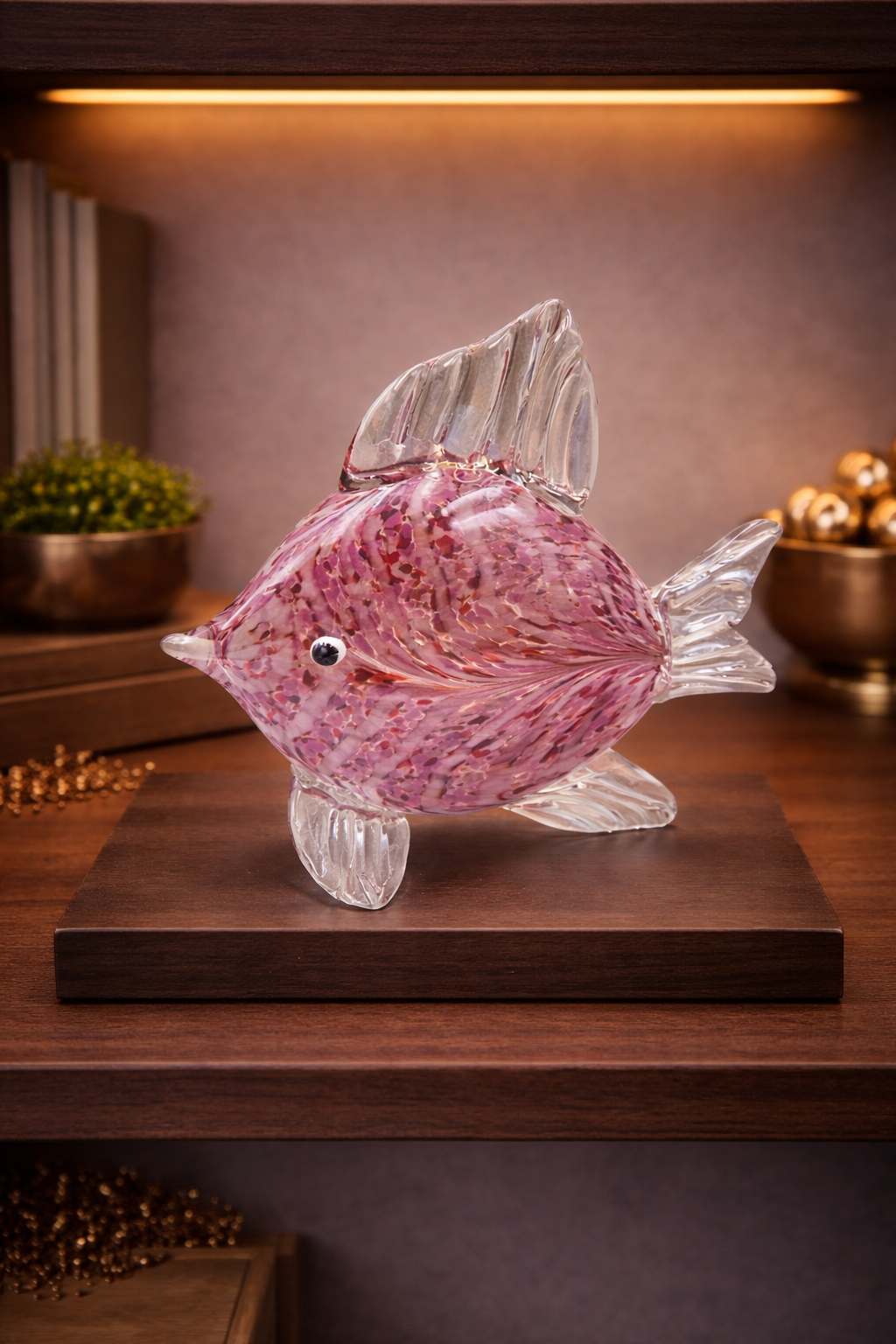 Crystal Fish | Showpiece | Home Decor | Red