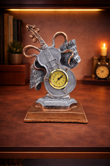 Guitar with Watch | Showpiece | Music Decor | Classic