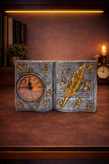 Book with Watch | Showpiece | Study Decor | Classic