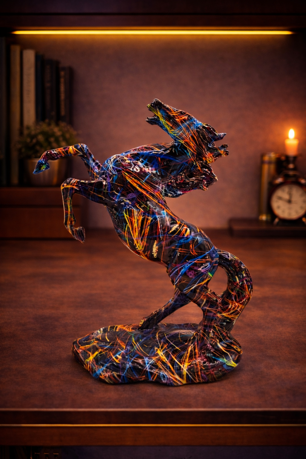 Horse Standing | Figurine | Home Decor | Multicolor