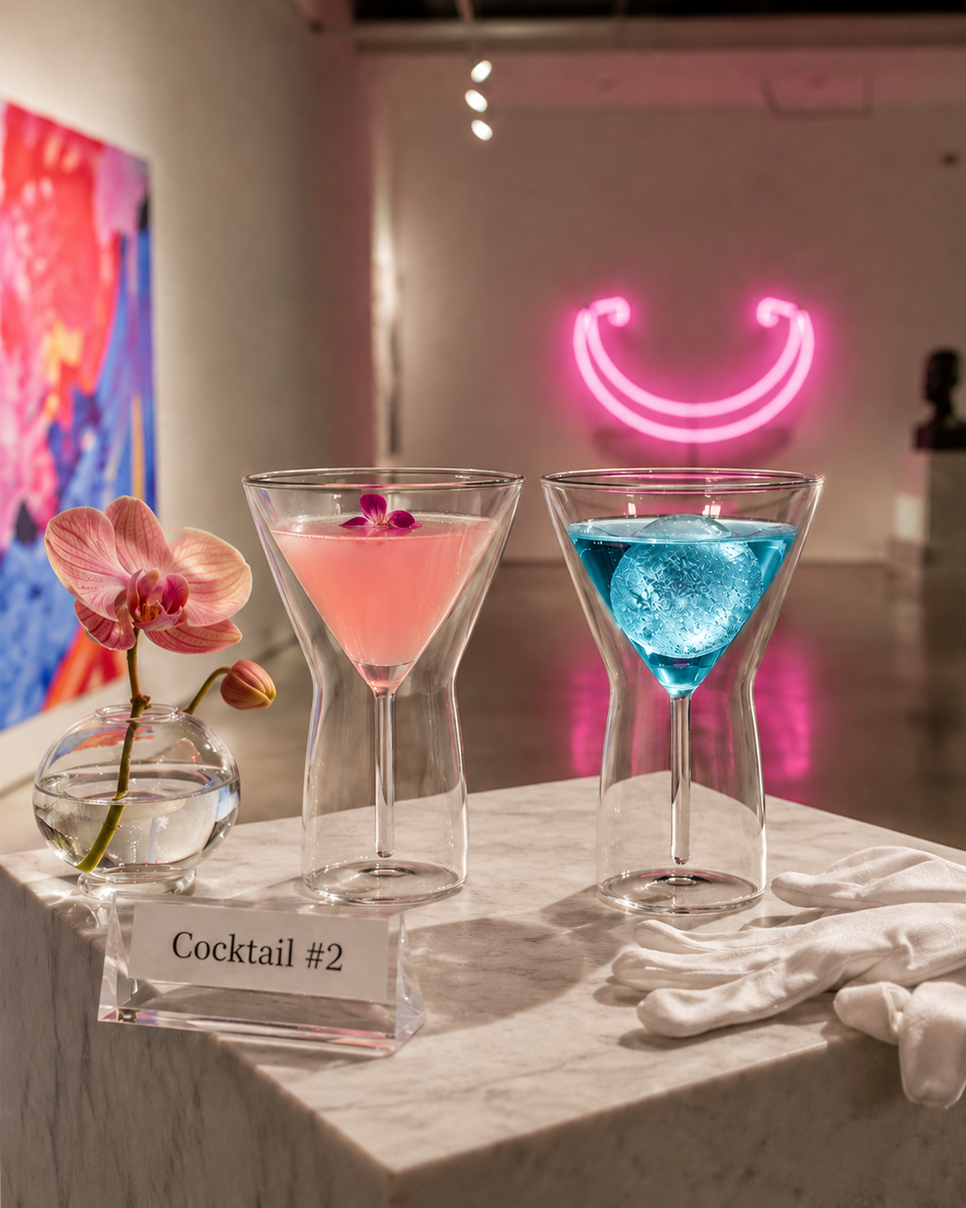 Double Wall Martini Glass | Glassware | Bar Use | Set