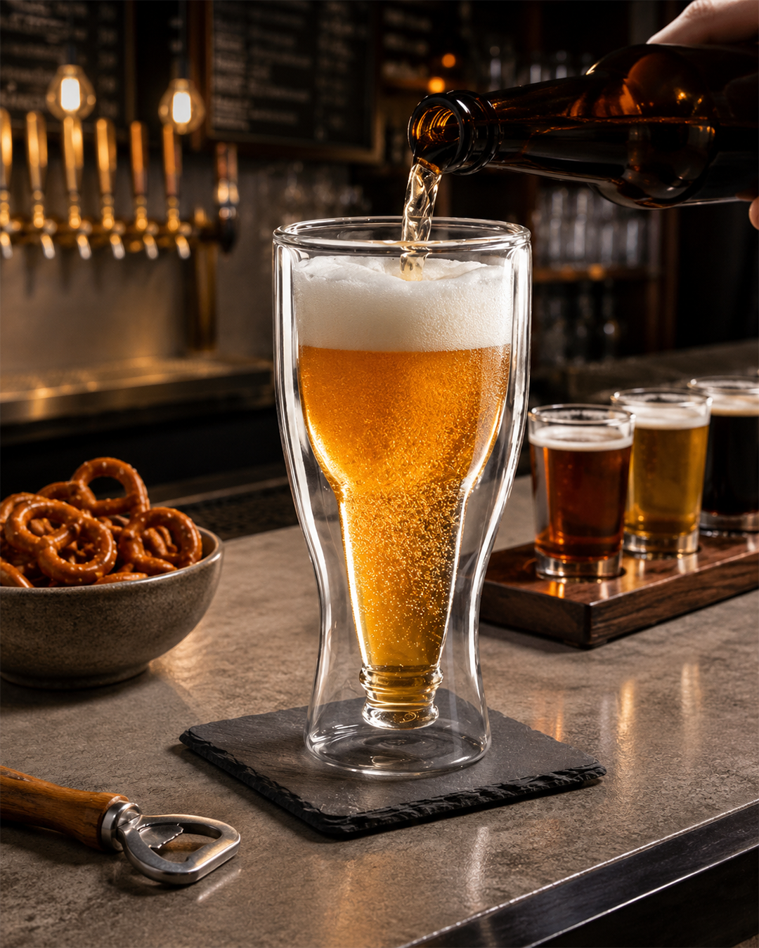Double Wall Beer Glass | Glassware | Bar Use | Premium