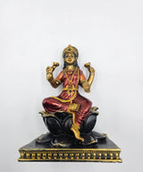 Goddess Lakshmi Idol Sitting on Lotus