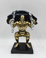 Man Squat Position | Figurine | Fitness Decor | Classic