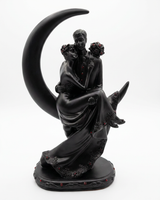 Couple Sitting on Moon | Showpiece | Romantic Decor | Black