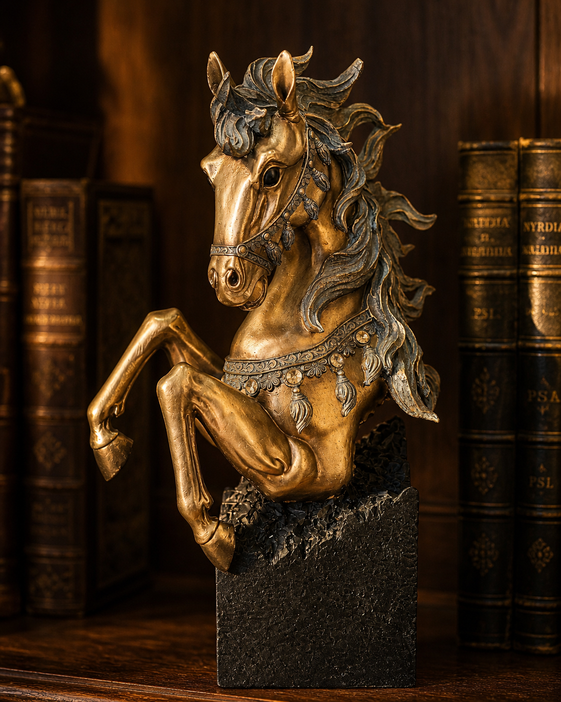 Half Horse Face | Sculpture | Table Decor Accent | Premium