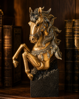 Half Horse Face | Sculpture | Table Decor Accent | Premium