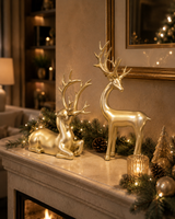Crystal Deer Pair | Figurine | Home Decor | Set