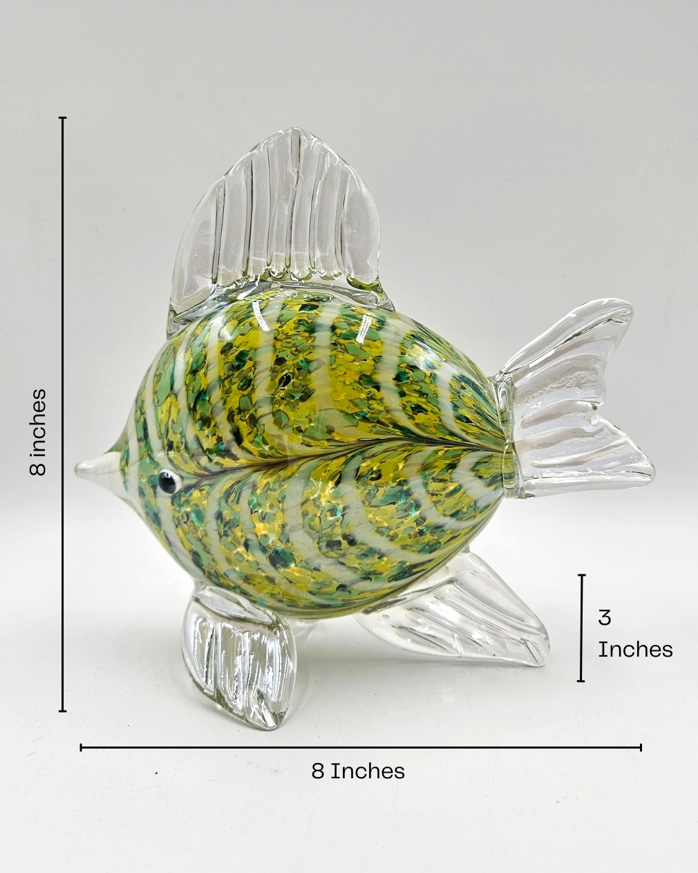 Crystal Fish | Showpiece | Home Decor | Red