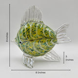 Crystal Fish | Showpiece | Home Decor | Green