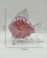 Crystal Fish | Showpiece | Home Decor | Red