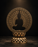 Hollow Buddha | Statue | Meditation Decor | Rose Gold