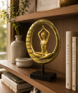 Yoga Pose Hands Up | Figurine | Meditation Decor | Golden