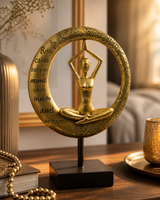 Yoga Pose Hands Up | Figurine | Meditation Decor | Golden