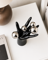 Harmony Hand Art Sculpture – Contemporary Home Decor Accent | Black
