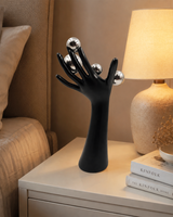 Harmony Hand Art Sculpture – Contemporary Home Decor Accent | Black