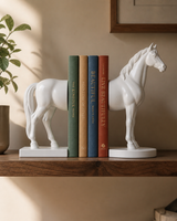 Half Horse | Book Holder | Decorative Bookend | White