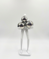 Man with Balls | Figurine | Modern Decor | White