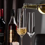 Elegant Toast Champagne Glass Set| Sparkling Wine | Celebration Glasses | Set of 6