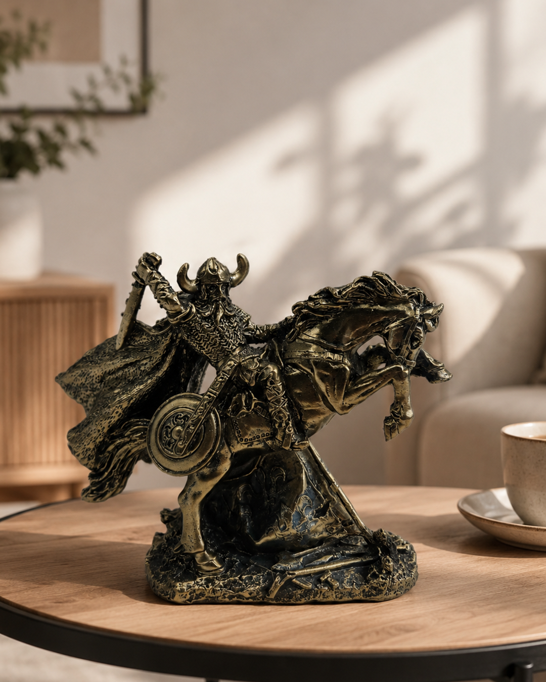 Warrior | Figurine | Home Decor | Golden