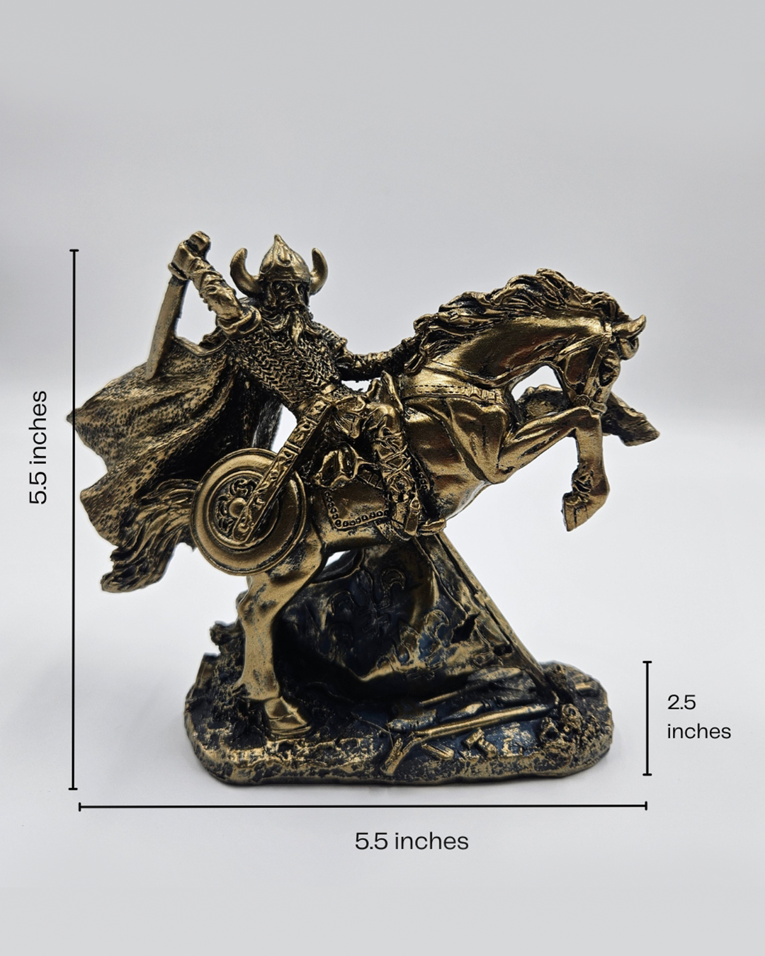 Warrior | Figurine | Home Decor | Golden
