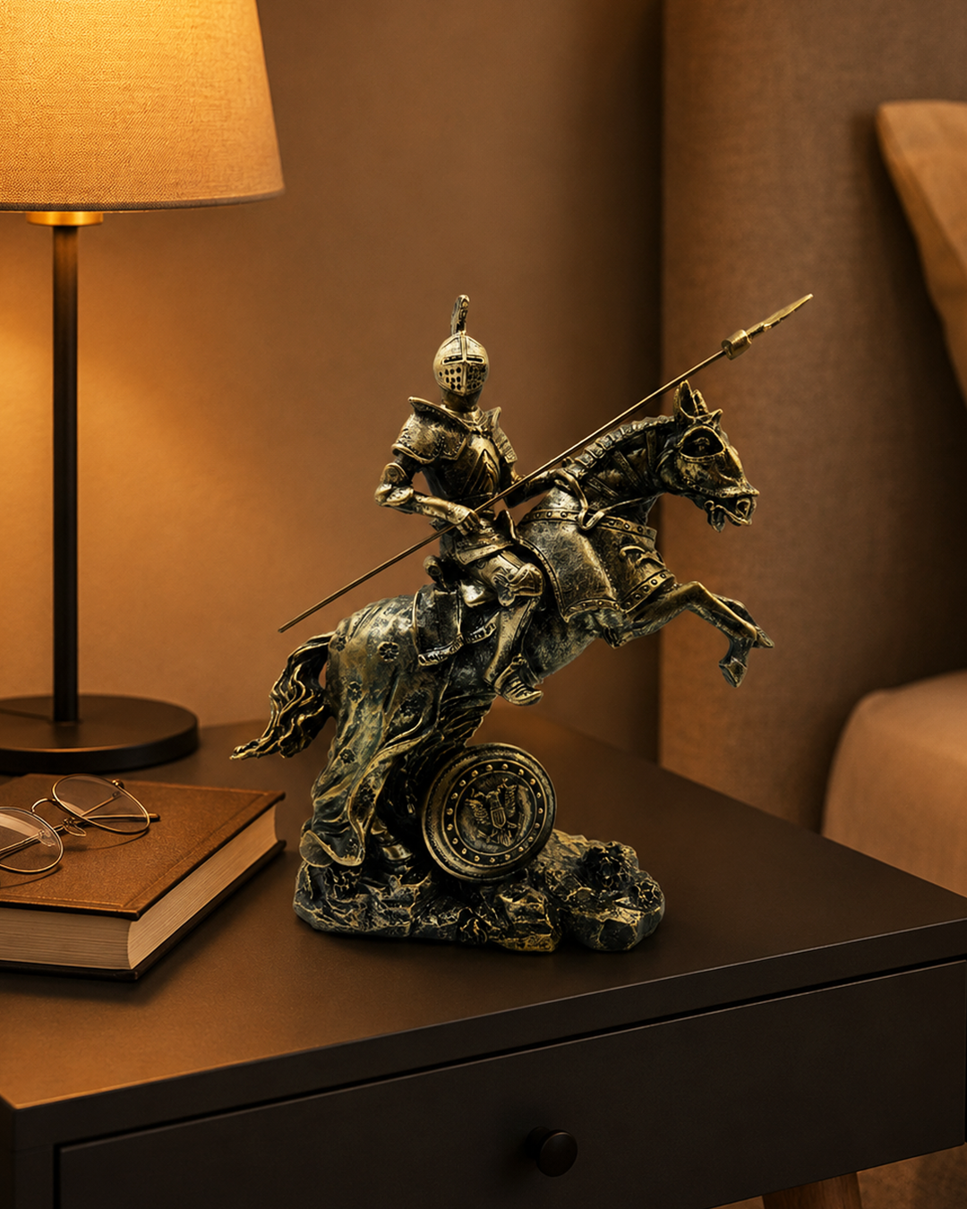 Warrior Large with Sword | Statue | Statement Decor | Golden