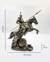 Warrior Large with Sword | Statue | Statement Decor | Golden