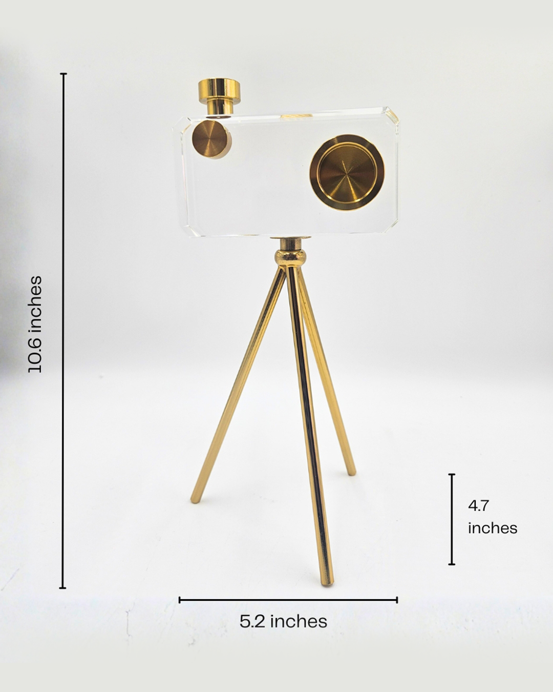 Crystal Camera | Showpiece | Vintage Decor | Classic