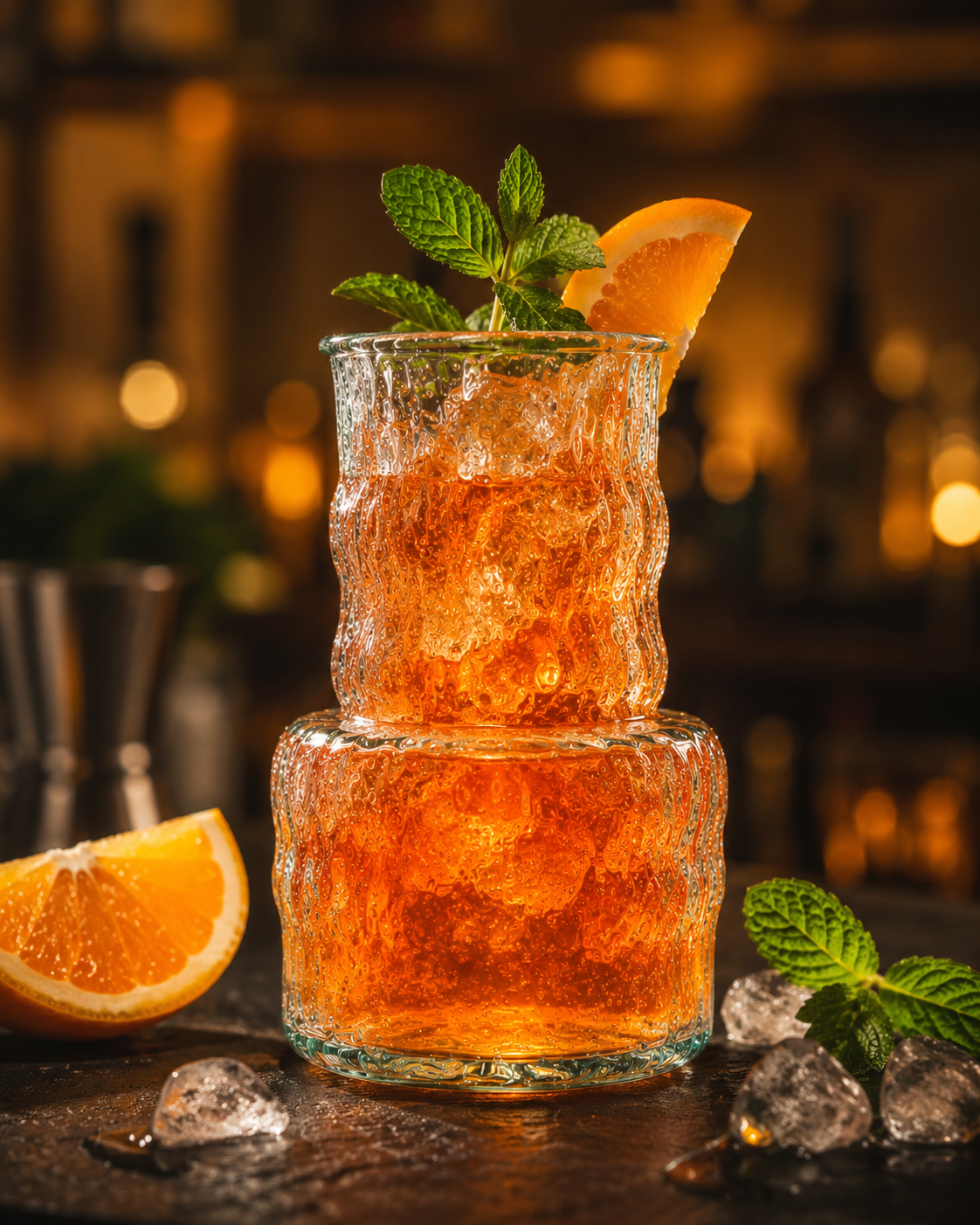Beaker Glass | Premium Laboratory-Style Glassware for Cocktails, Mocktails & Cold Beverages