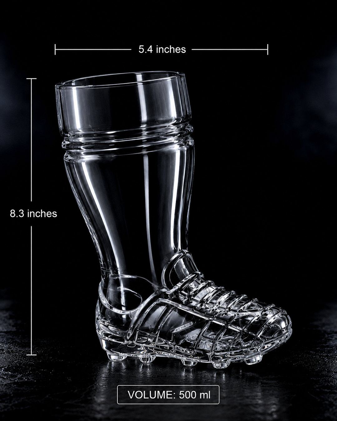 Boot Beer Glass 0.5 | Glassware | Sports Use | Football