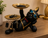Designer Cat Key Holder with Multiple Racks | Decorative Home Entrance Organizer