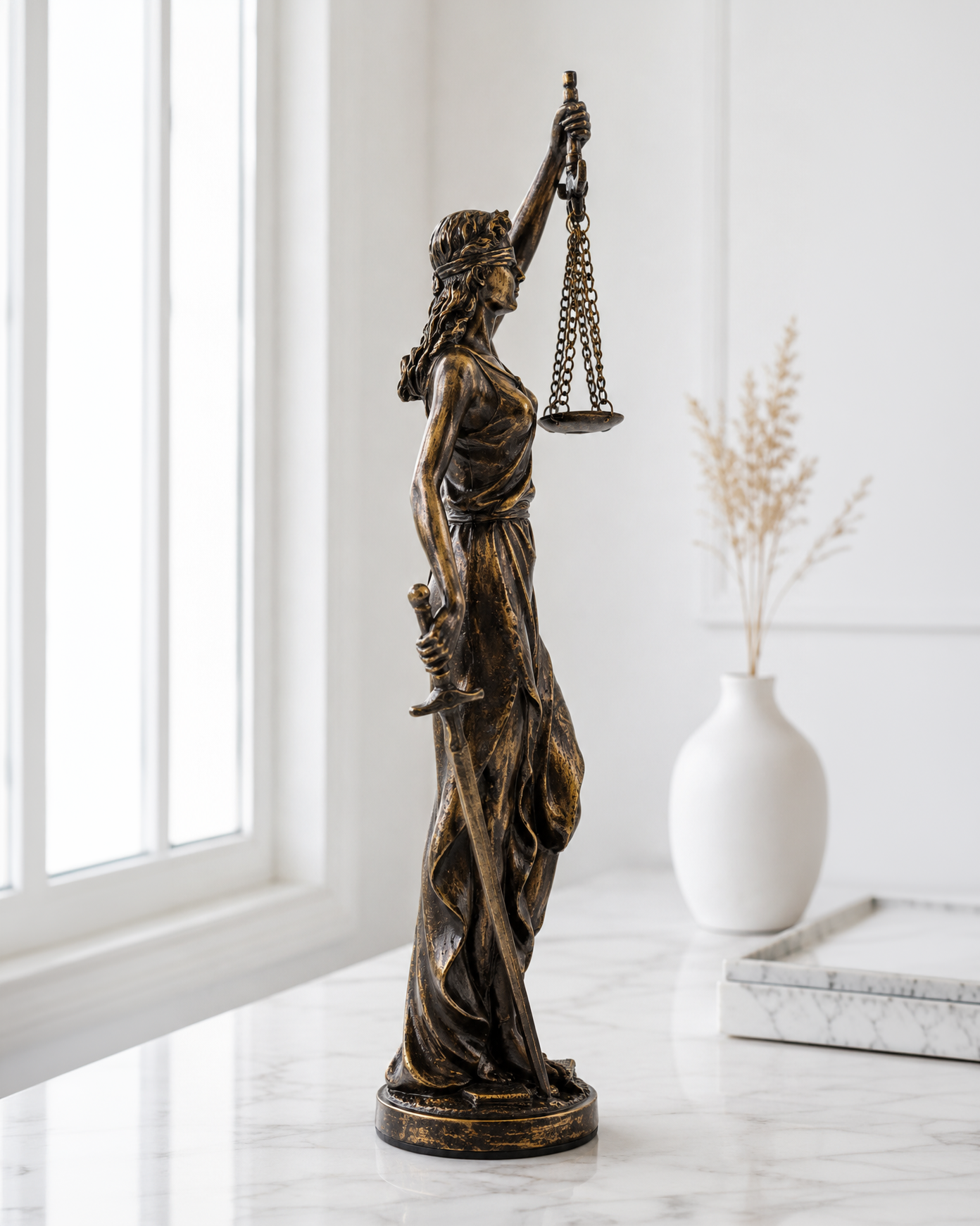 Lady Justice | Statue | Law Decor | Classic