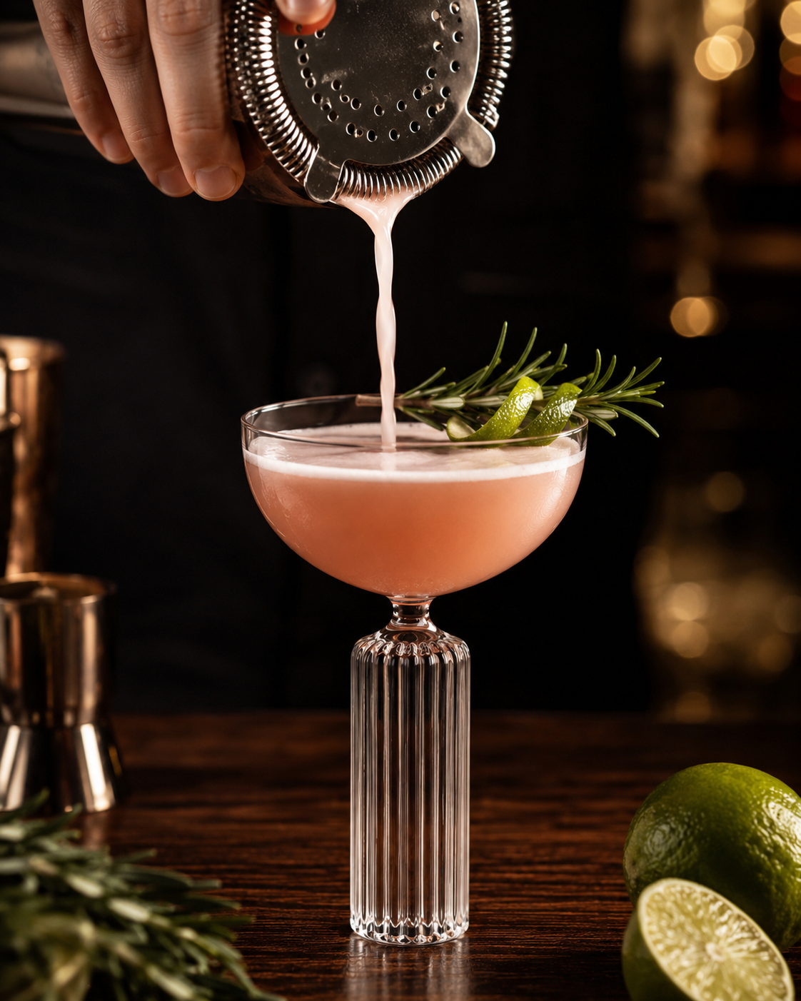 Coupe Glass Ribbed | Glassware | Bar Use | Luxury