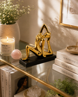 Lady Pose | Figurine | Home Decor | Golden