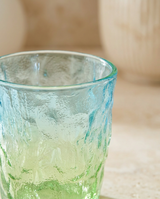 Water Glass | Glassware | Daily Use | Blue Green