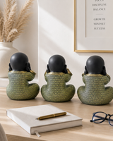 Laughing Buddha Set | Figurine Set | Feng Shui Decor | 3 Pc