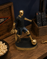 Football Player | Figurine | Sports Decor | Blue