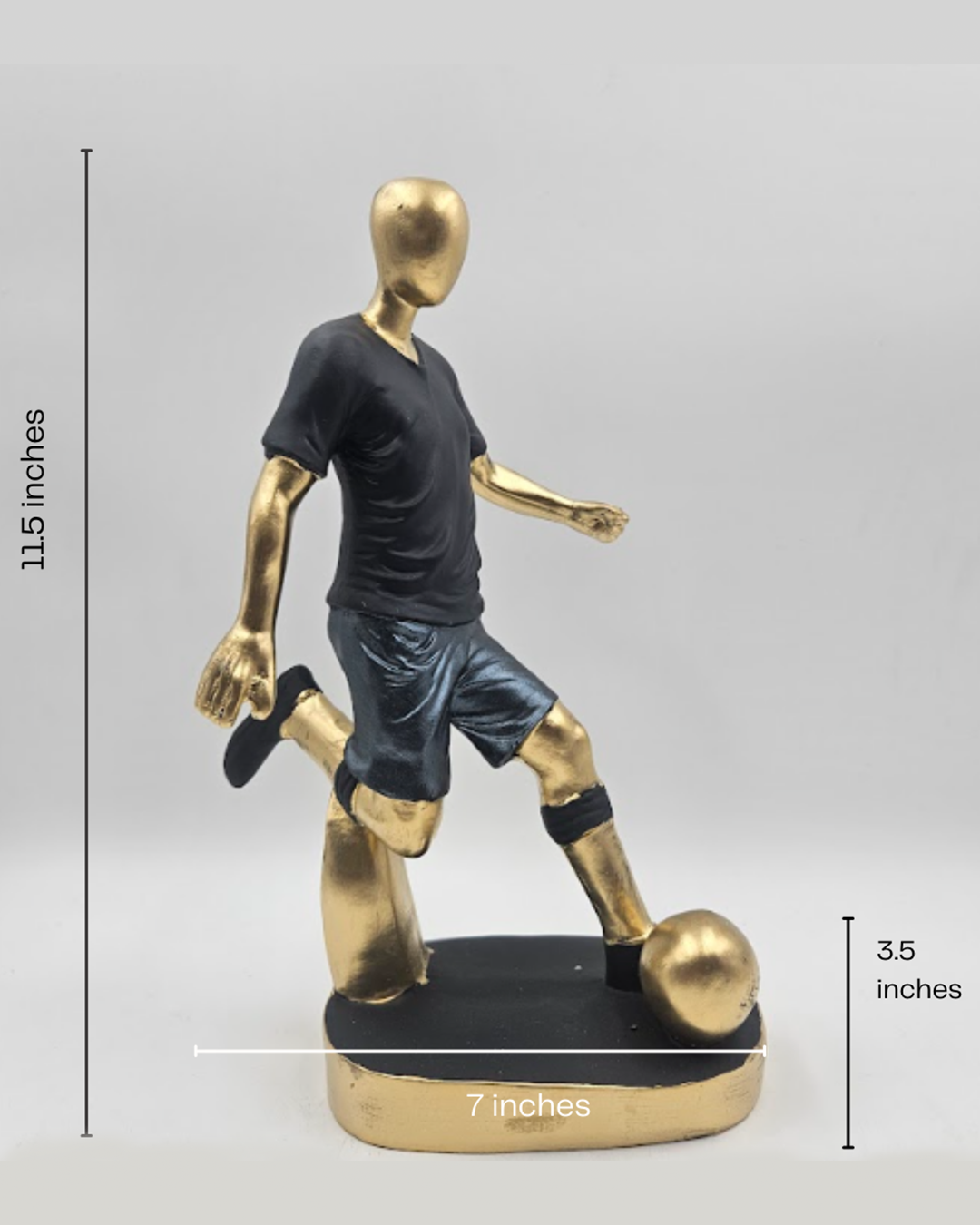 Football Player | Figurine | Sports Decor | Blue