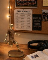 Football Player | Figurine | Sports Decor | Brown