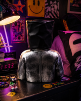 Half Face Man | Sculpture | Abstract Decor | Black