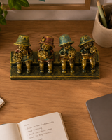 4 Kids Sitting | Figurine Set | Cute Decor | Multicolor
