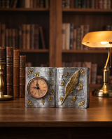 Book with Watch | Showpiece | Study Decor | Classic