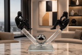 Crystal Men Balance | Sculpture | Artistic Decor | Classic
