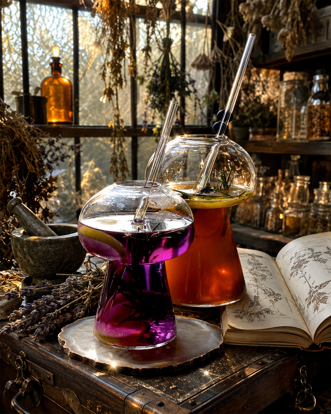Mushroom Glass | Glassware | Beverage Use | 300ml