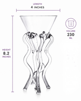 Octopus Martini Glass | Glassware | Bar Use | Unique
