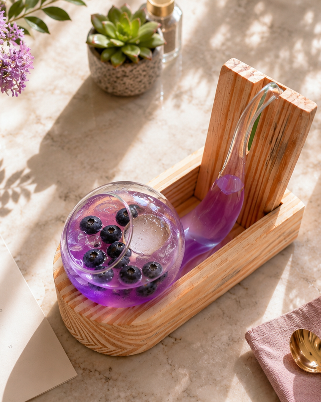 Pipe Sipping Glass | Glassware | Party Use | Stand