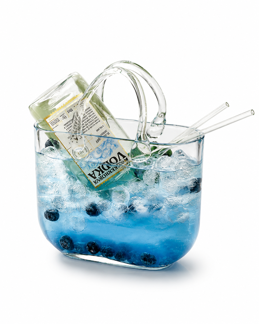Cocktail Bag Glass | Glassware | Party Use | Handle