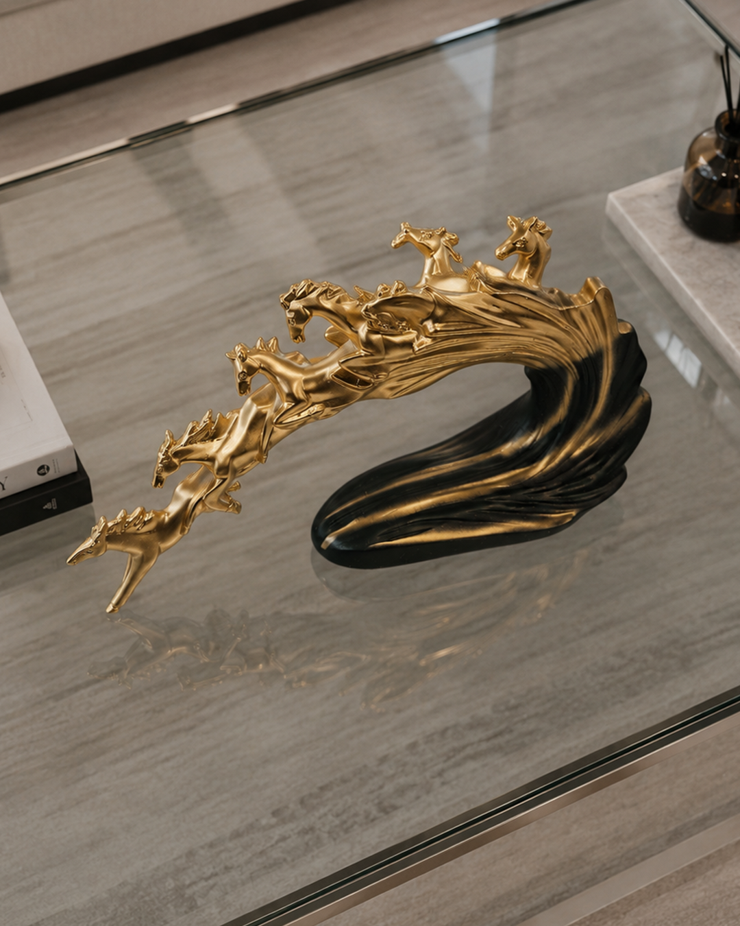 7 Horses Large | Statue | Vastu Decor | Classic